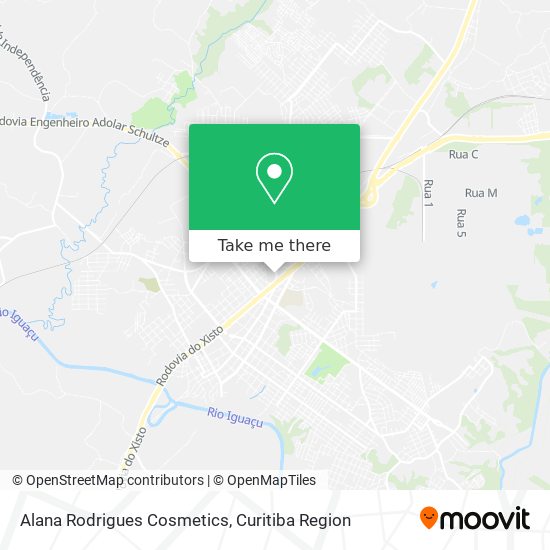 Alana Rodrigues Cosmetics map