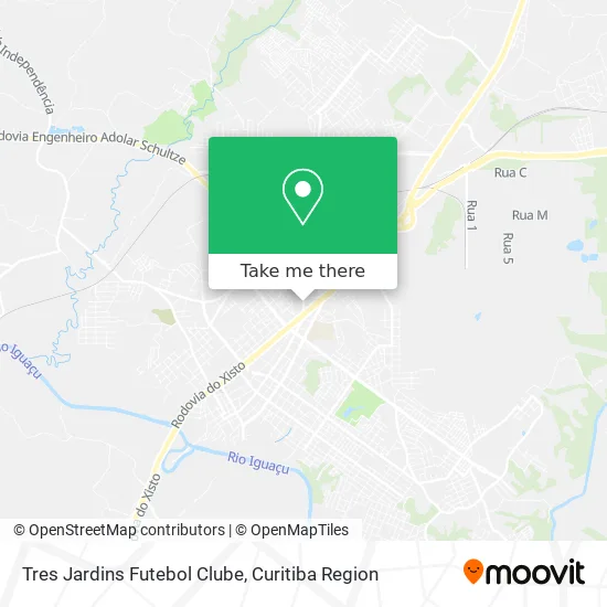 Tres Jardins Futebol Clube map