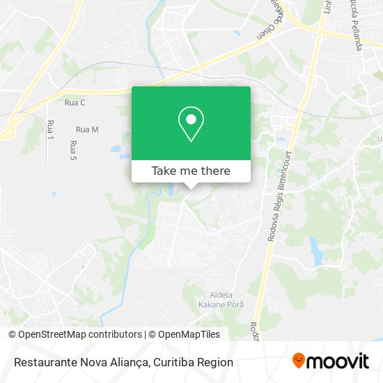 Restaurante Nova Aliança map