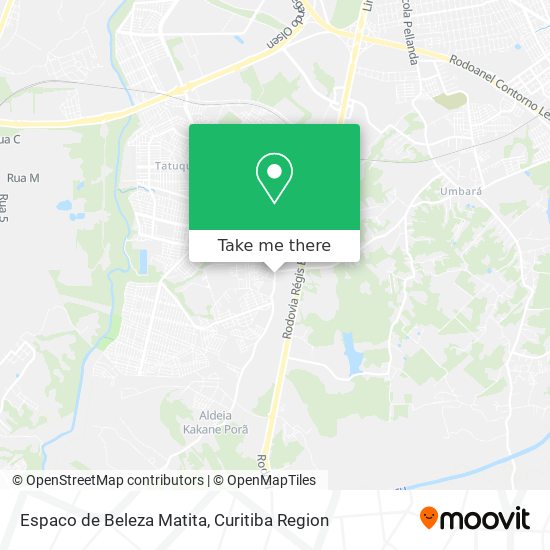 Espaco de Beleza Matita map