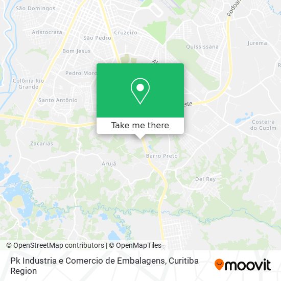 Pk Industria e Comercio de Embalagens map