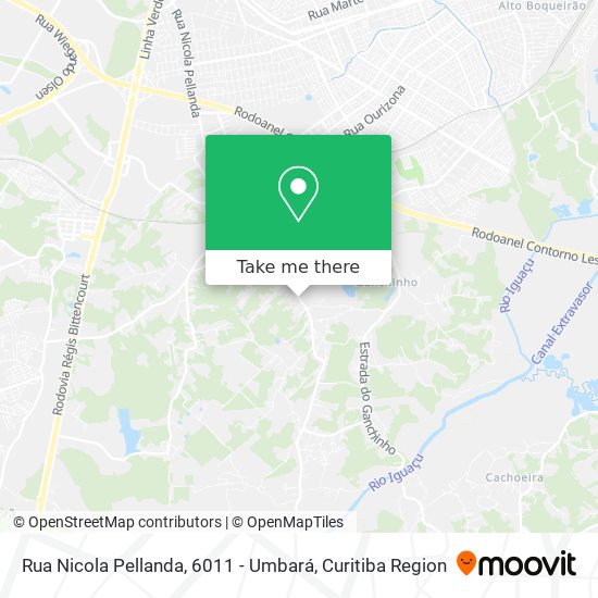 Rua Nicola Pellanda, 6011 - Umbará map