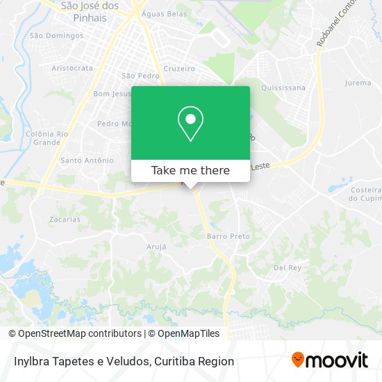 Inylbra Tapetes e Veludos map