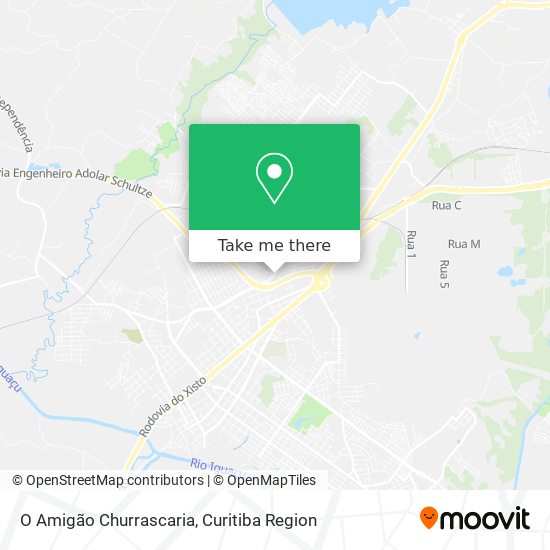 O Amigão Churrascaria map