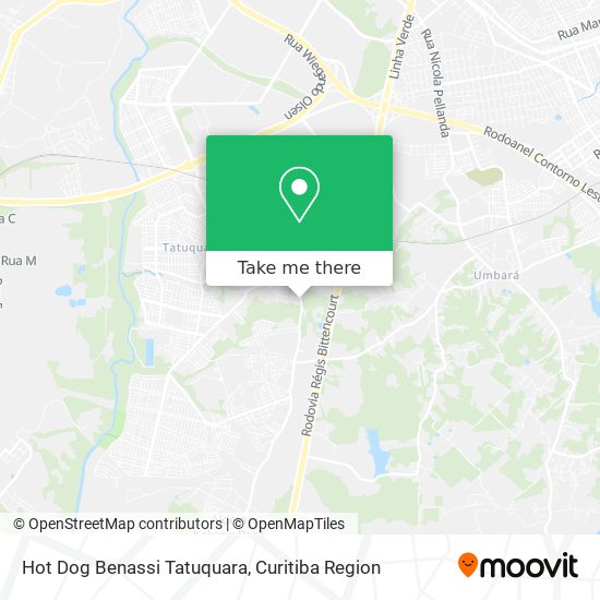 Hot Dog Benassi Tatuquara map