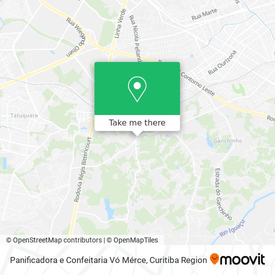 Panificadora e Confeitaria Vó Mérce map
