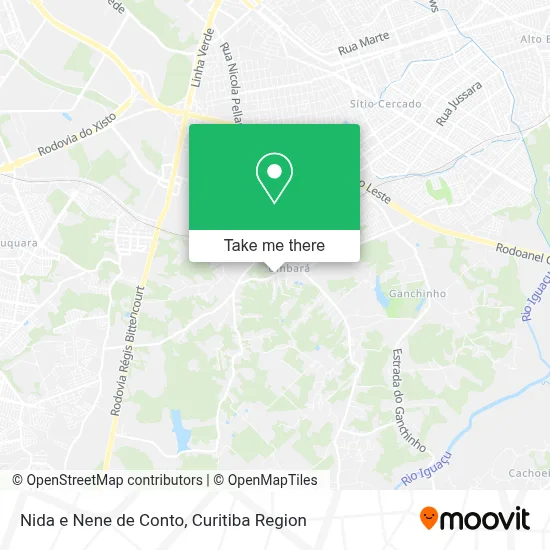 Nida e Nene de Conto map