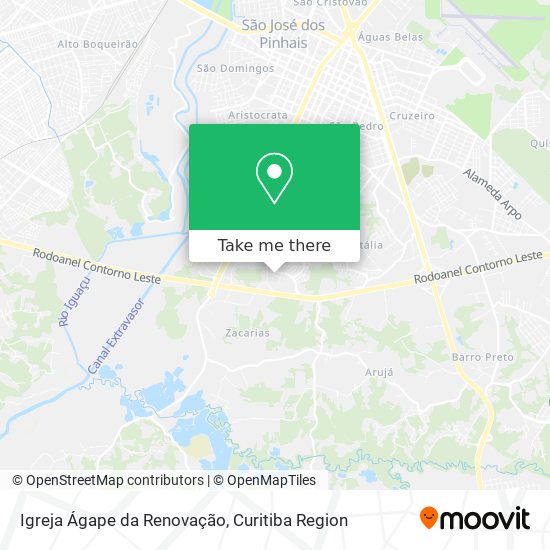 Igreja Ágape da Renovação map