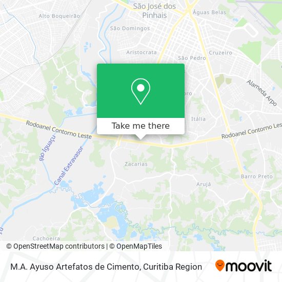 M.A. Ayuso Artefatos de Cimento map