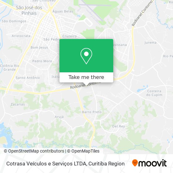 Cotrasa Veículos e Serviços LTDA map
