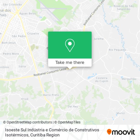 Mapa Isoeste Sul Indústria e Comércio de Construtivos Isotérmicos