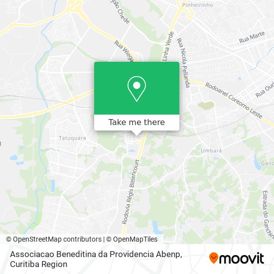 Associacao Beneditina da Providencia Abenp map