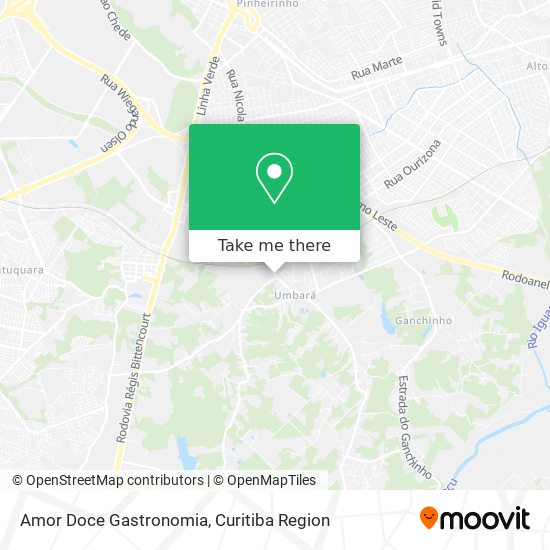 Amor Doce Gastronomia map
