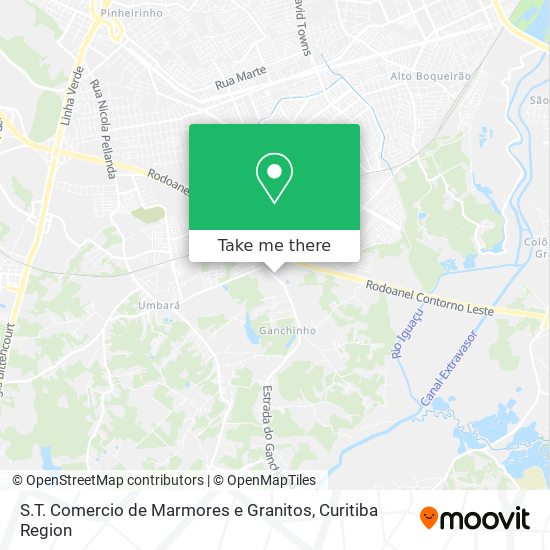 S.T. Comercio de Marmores e Granitos map
