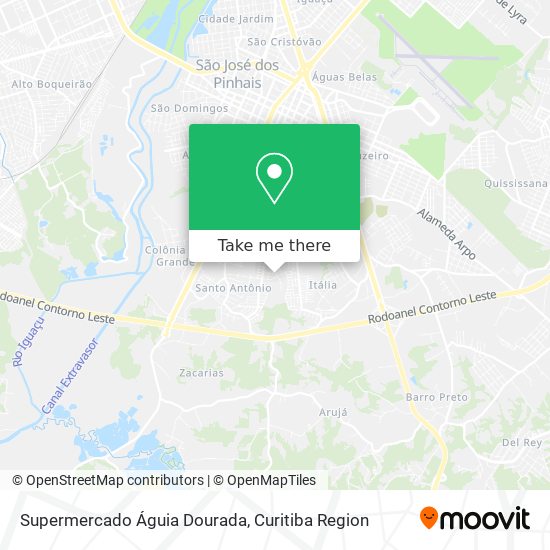 Supermercado Águia Dourada map