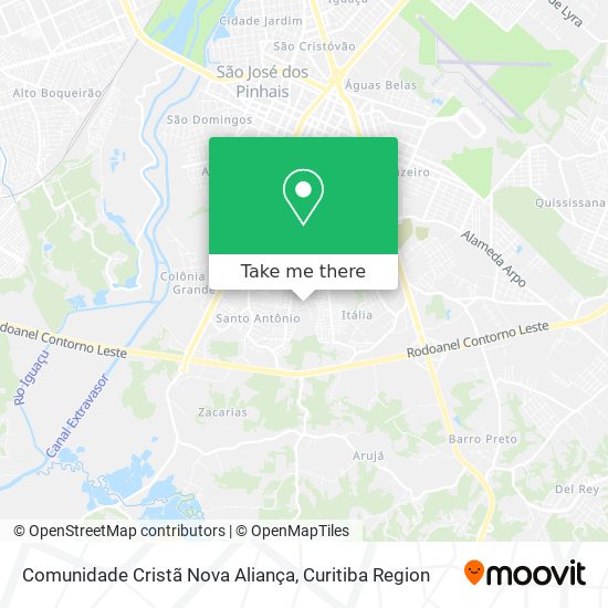 Comunidade Cristã Nova Aliança map