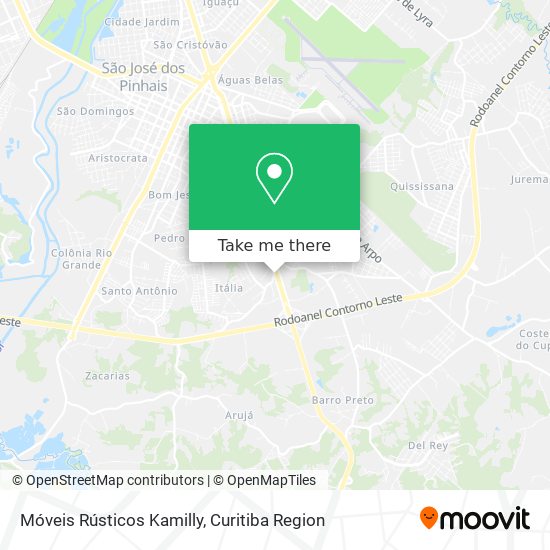 Móveis Rústicos Kamilly map