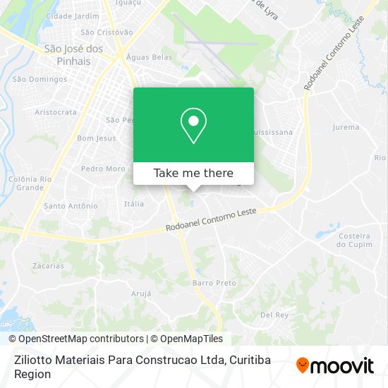 Ziliotto Materiais Para Construcao Ltda map