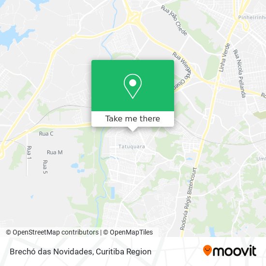 Brechó das Novidades map