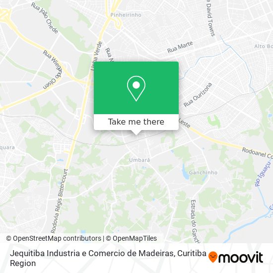 Jequitiba Industria e Comercio de Madeiras map
