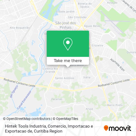 Hintek Tools Industria, Comercio, Importacao e Exportacao de map