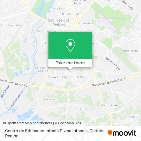 Centro de Educacao Infantil Divina Infancia map