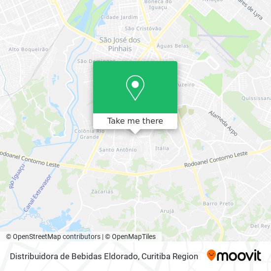 Distribuidora de Bebidas Eldorado map