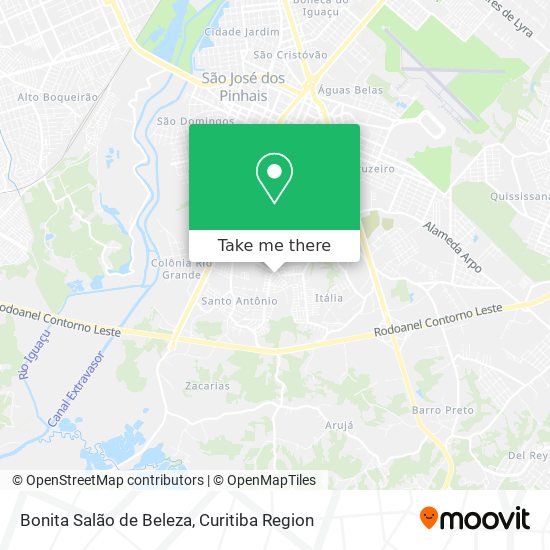 Bonita Salão de Beleza map