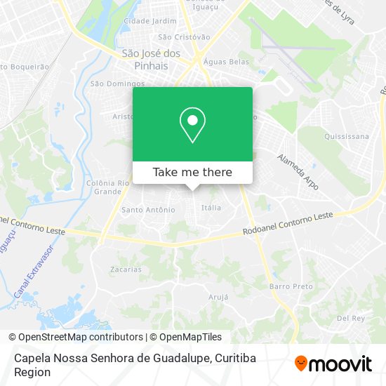 Capela Nossa Senhora de Guadalupe map