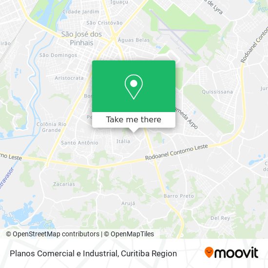 Planos Comercial e Industrial map