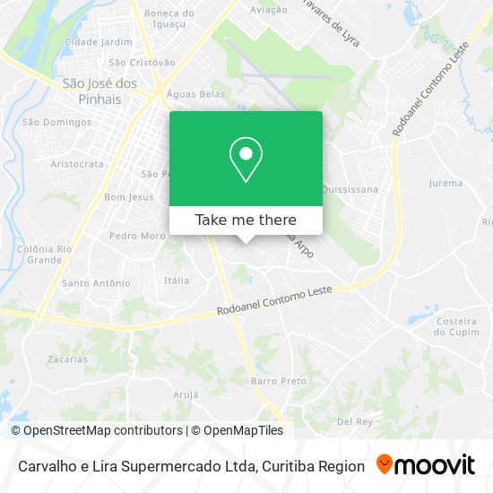 Carvalho e Lira Supermercado Ltda map