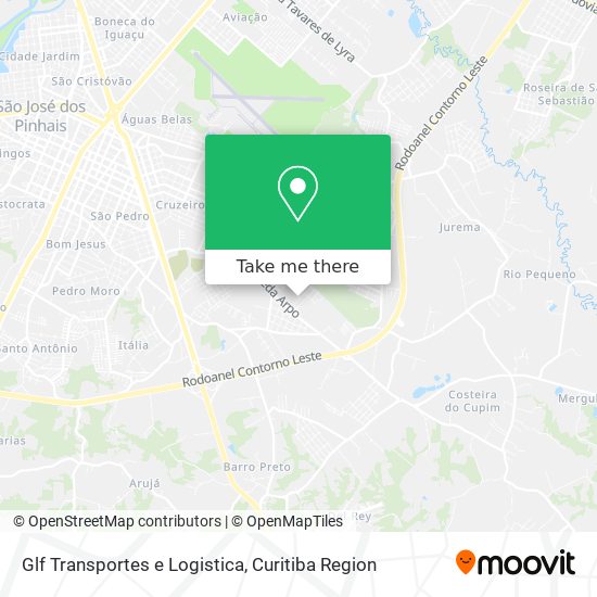 Glf Transportes e Logistica map