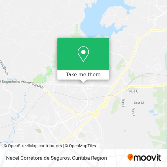 Necel Corretora de Seguros map