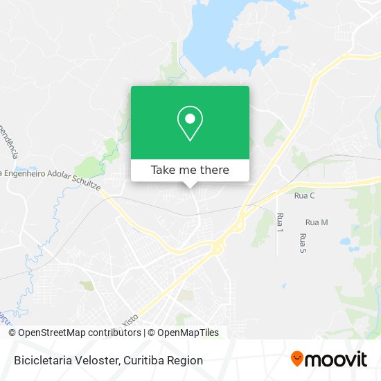Bicicletaria Veloster map