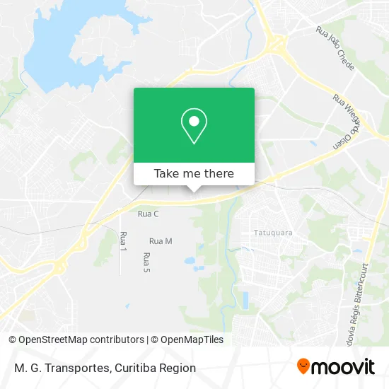 M. G. Transportes map