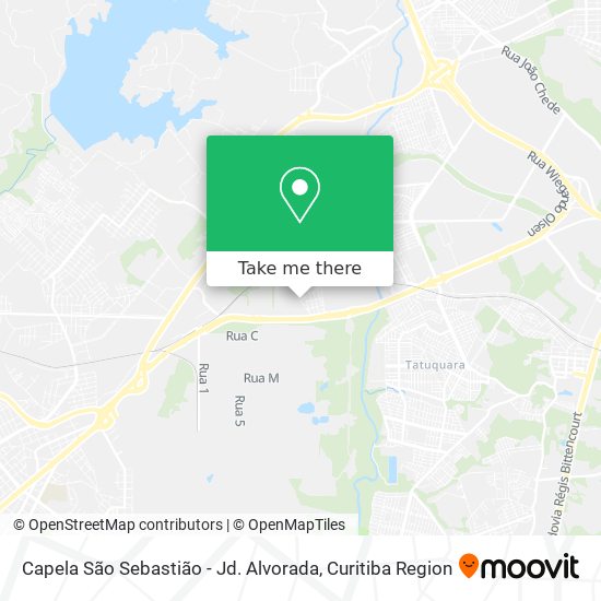 Capela São Sebastião - Jd. Alvorada map