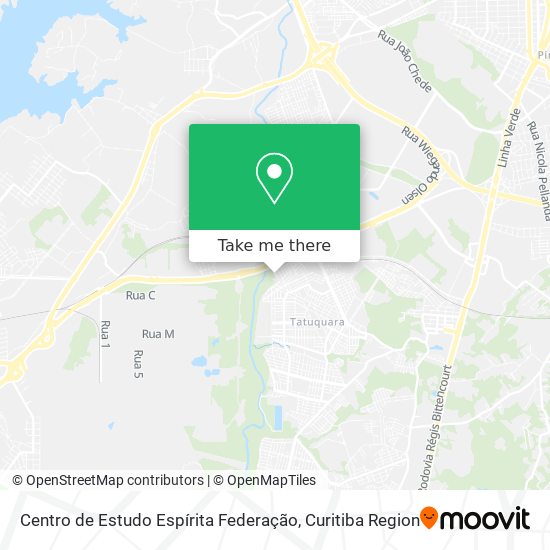 Centro de Estudo Espírita Federação map
