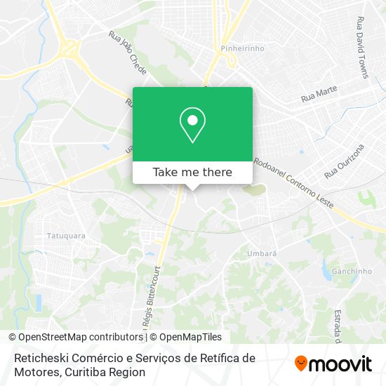 Reticheski Comércio e Serviços de Retífica de Motores map