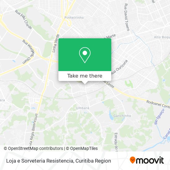 Loja e Sorveteria Resistencia map