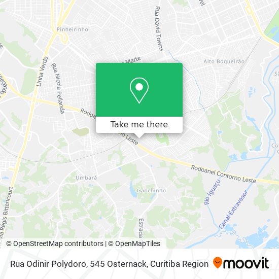 Rua Odinir Polydoro, 545 Osternack map