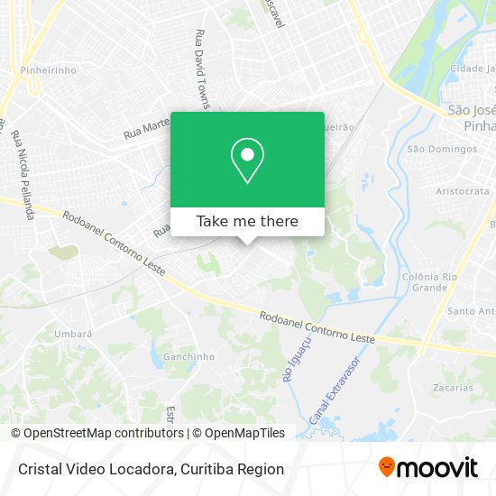 Cristal Video Locadora map