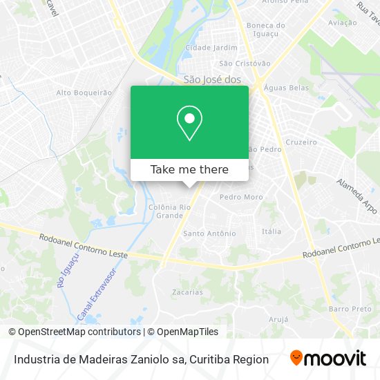 Industria de Madeiras Zaniolo sa map