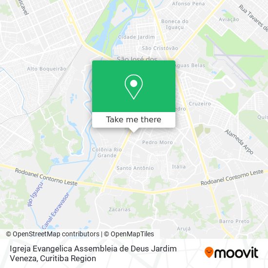 Igreja Evangelica Assembleia de Deus Jardim Veneza map