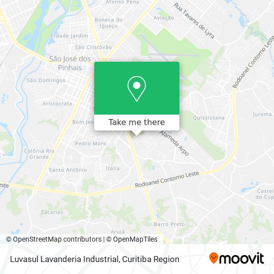 Luvasul Lavanderia Industrial map