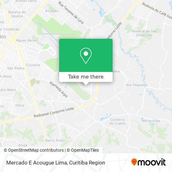 Mercado E Acougue Lima map