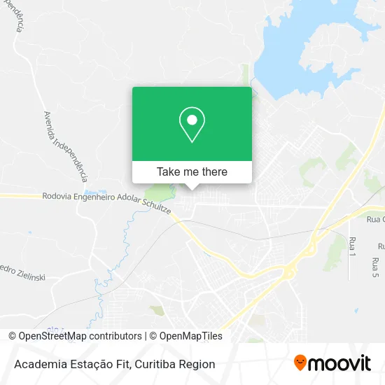 Academia Estação Fit map