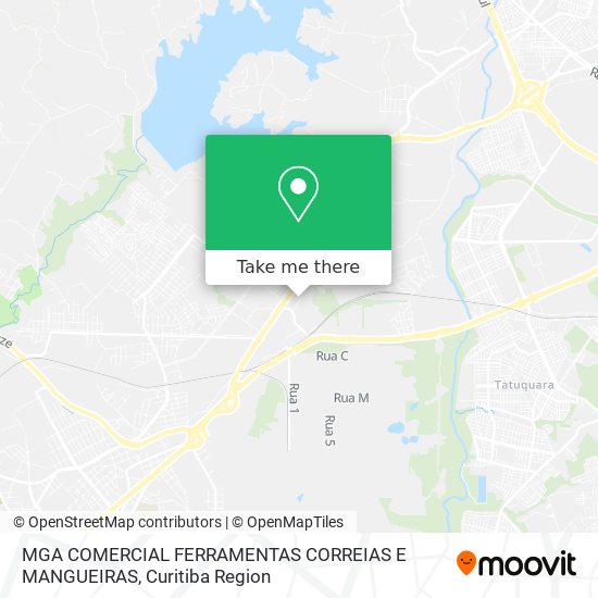 MGA COMERCIAL FERRAMENTAS CORREIAS E MANGUEIRAS map