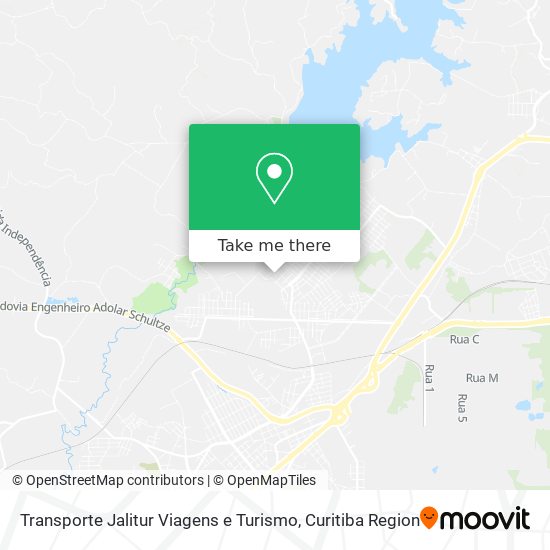 Transporte Jalitur Viagens e Turismo map