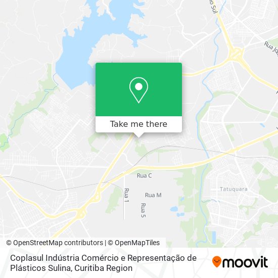 Coplasul Indústria Comércio e Representação de Plásticos Sulina map