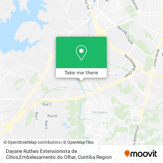 Dayane Ruthes Extensionista de Cílios,Embelezamento do Olhar map